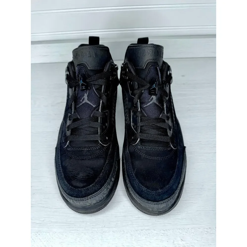Jordan Spizike Low Black Cat FQ1759-001 Men’s Size 10 Black Preowned
